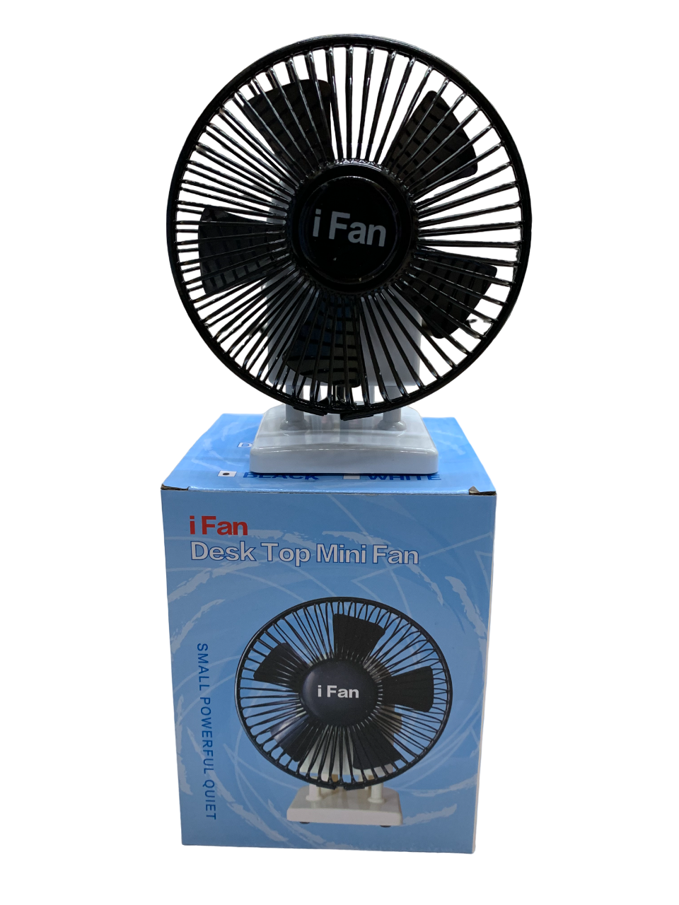 iFan Desktop Black Mini Fan Black